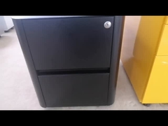 बिग राउंड 3 दराज पेडस्टल मोबाइल कैबिनेट निर्माता 0.7 मिमी मोटाई