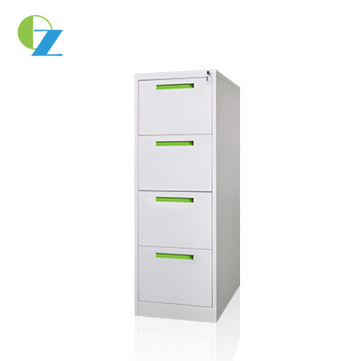 0.6mm-1.0mm Vertical Steel Filing Cabinets  Four Drawer Metal Cabinet W452mm