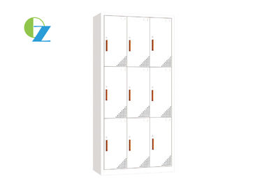 Cold Rolling Material Steel Office Lockers , Locker Style Storage Cabinet