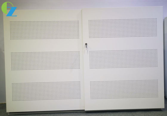 Large Soft Closing Door Lateral Steel Cabinet With Ventilation Hole Decoration
