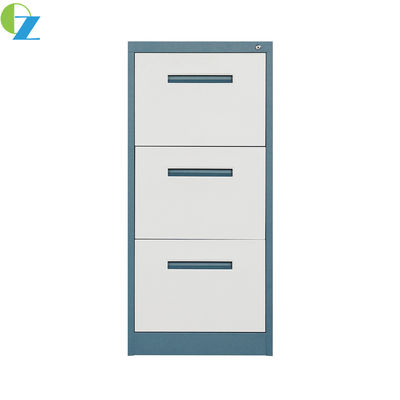 KD Or Assemble 3 Drawer Vertical Filing Cabinet Office Steel Cupboard