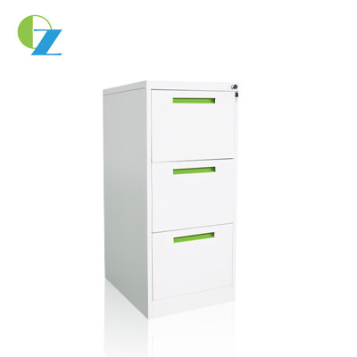 Office 3 Drawer Steel Filing Cabinet Metal Storage Cabinet Cupboard