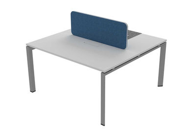 Melamine 2 Person Office Workstation ,  Small Office Desk Waterproof