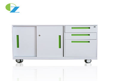 Mobile Caddy Corner Cabinet Left Sliding Door Right 3 Drawer Width 1000mm
