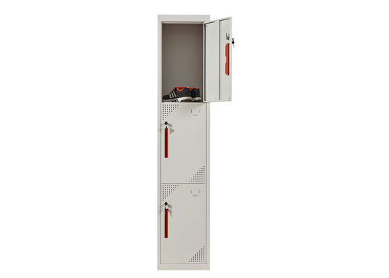 2 Door Vertical Steel Wardrobe Lockers For Office / School / Hotel / Hospital