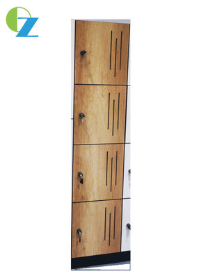 Lusterful Lock Wooden Office Lockers Waterproof 4 Door 4 Tier