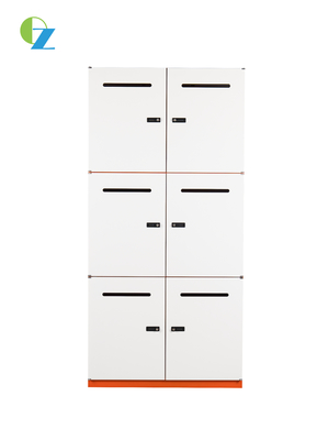 Knock Down Structure 9 Door Mail Box Storage Cabinet With Password Lock